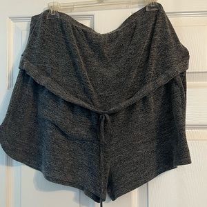 Maternity jersey pajama shorts